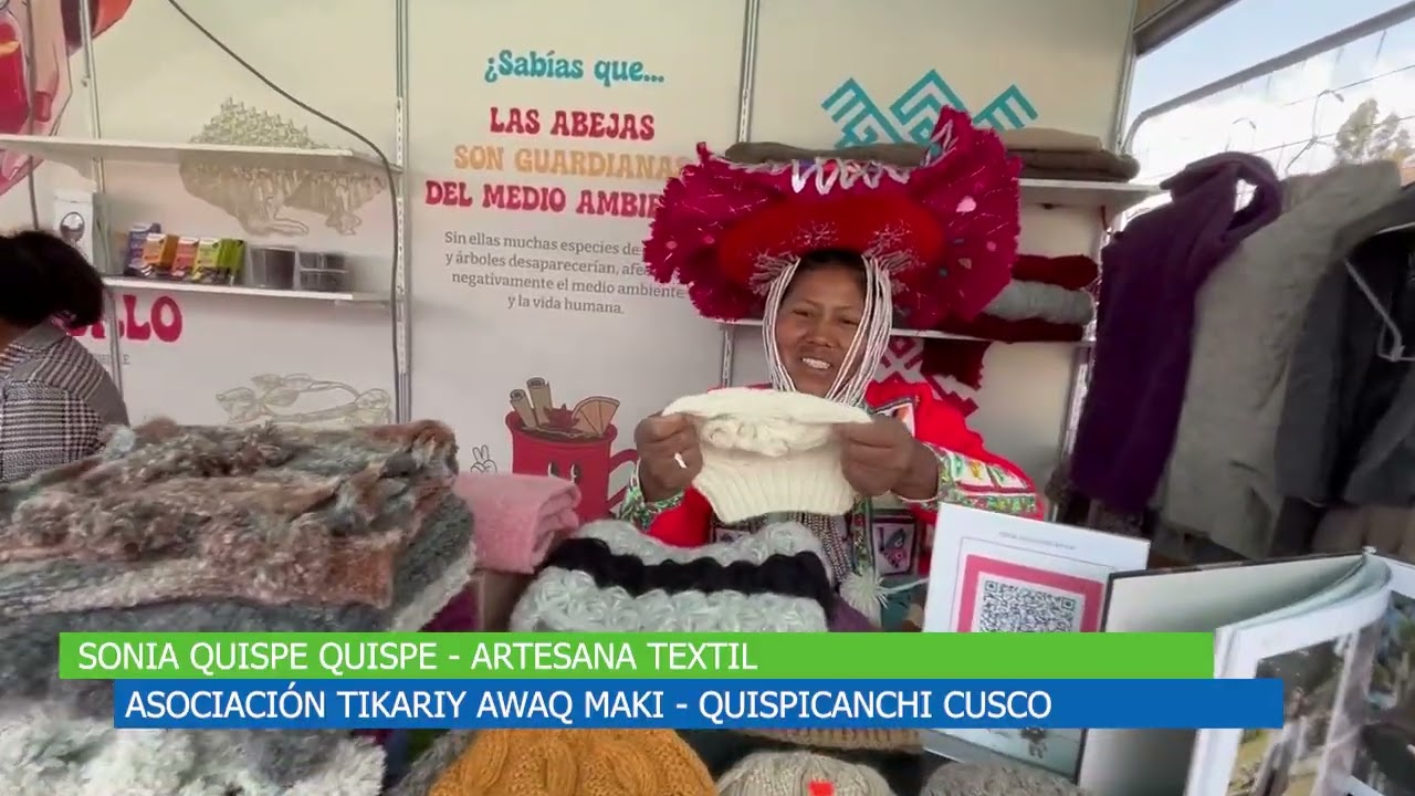Participación de productores de Quispicanchi en la Expo Perú Los Andes 2025