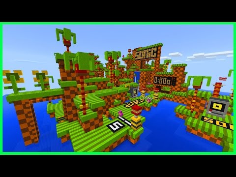 Minecraft PE Sonic Parkour Map - Ultimate Speed!