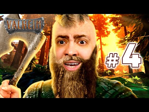 alanzoka jogando Valheim com os amigos - Parte 4
