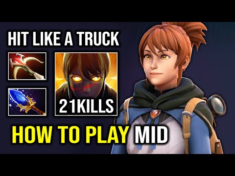 How to Play Marci As a Mid Against 11K MMR Storm with Aghanim Unleash Hit Like a Truck Dota 2