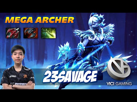 23savage Drow Ranger - MEGA ARCHER - Dota 2 Pro Gameplay [Watch & Learn]