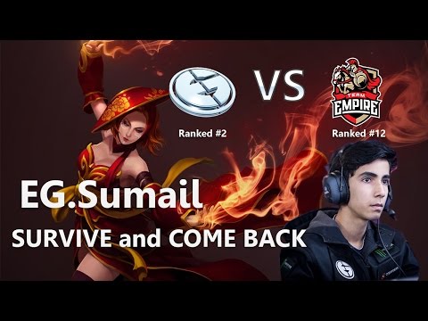 EG.Sumail Lina SURVIVE and COME BACK! - Dot2 Rage Quit