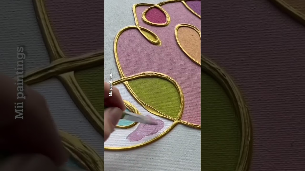 Wow! Easy squeeze paint turned into amazing art piece