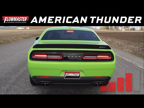 2015-20 Challenger SRT392, RT Scat Pak & Hellcat - American Thunder Exhaust System 817739