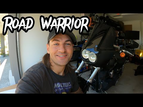 Harley Davidson Dyna FXDF Memphis Road Warrior Fairing Installation
