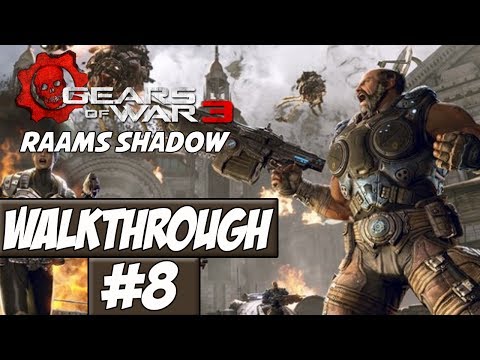 Gears Of War 3: RAAM's Shadow - Walkthrough Ep.8 w/Angel - Super Locust!