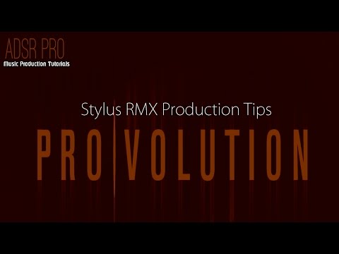 ADSR Pro Spectrasonics Stylus RMX Tutorial in Cubase Music Production Tips and Tricks