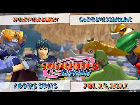 SpikeyMike & Beezy (B) vs. Qwexe & Missinglinc (G) - Losers Semis - Smashkatoon 51