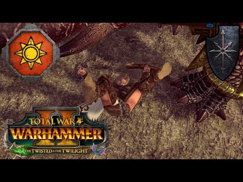 How To Deal With The Insanely Tanky Sigvald, The Dino Way. Lizardmen Vs Chaos. Total War Warhammer 2