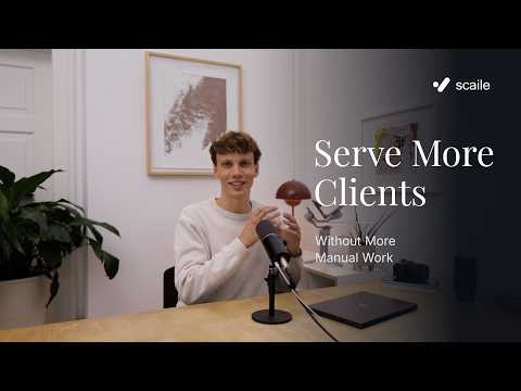 Simon Wilhelm, CEO, explains how agencies deliver AI visibility to clients with scaile, white-label ready.