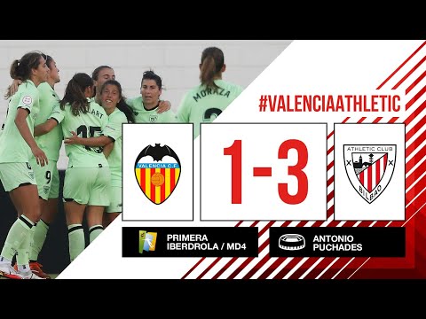 Imagen de portada del video ⚽ RESUMEN I Valencia CF 1-3 Athletic Club I J4 Primera Iberdrola 2021-22 I Laburpena