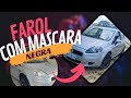 Fiz Máscara Negra No Farol Do Fiat Punto