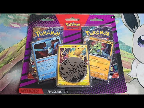 Pokémon Team Rocket's Articuno, Zapdos, & Tyranitar Cards 2-Pack Blister Opening