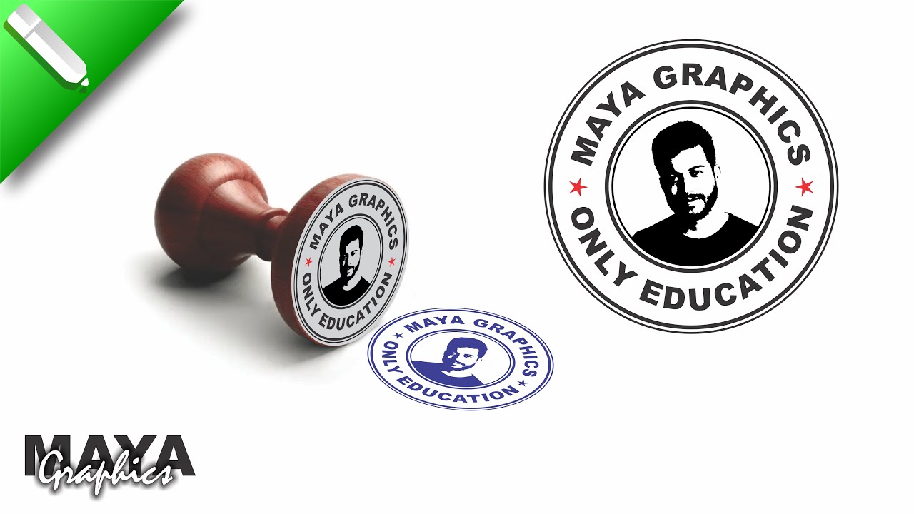 MIND-BLOWING CorelDRAW Secrets for Designing a Rubber Stamp Logo