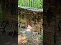 TRAPPERS CABIN in the WOODS!