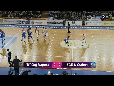 "U" BT Mobitelco Cluj vs SCM U Craiova 22.02.2014 Full Game