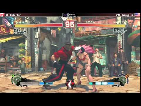 CC2014 USF4 Top 16 W1 - CCG Air (POI) vs PIE Smug (DUD)
