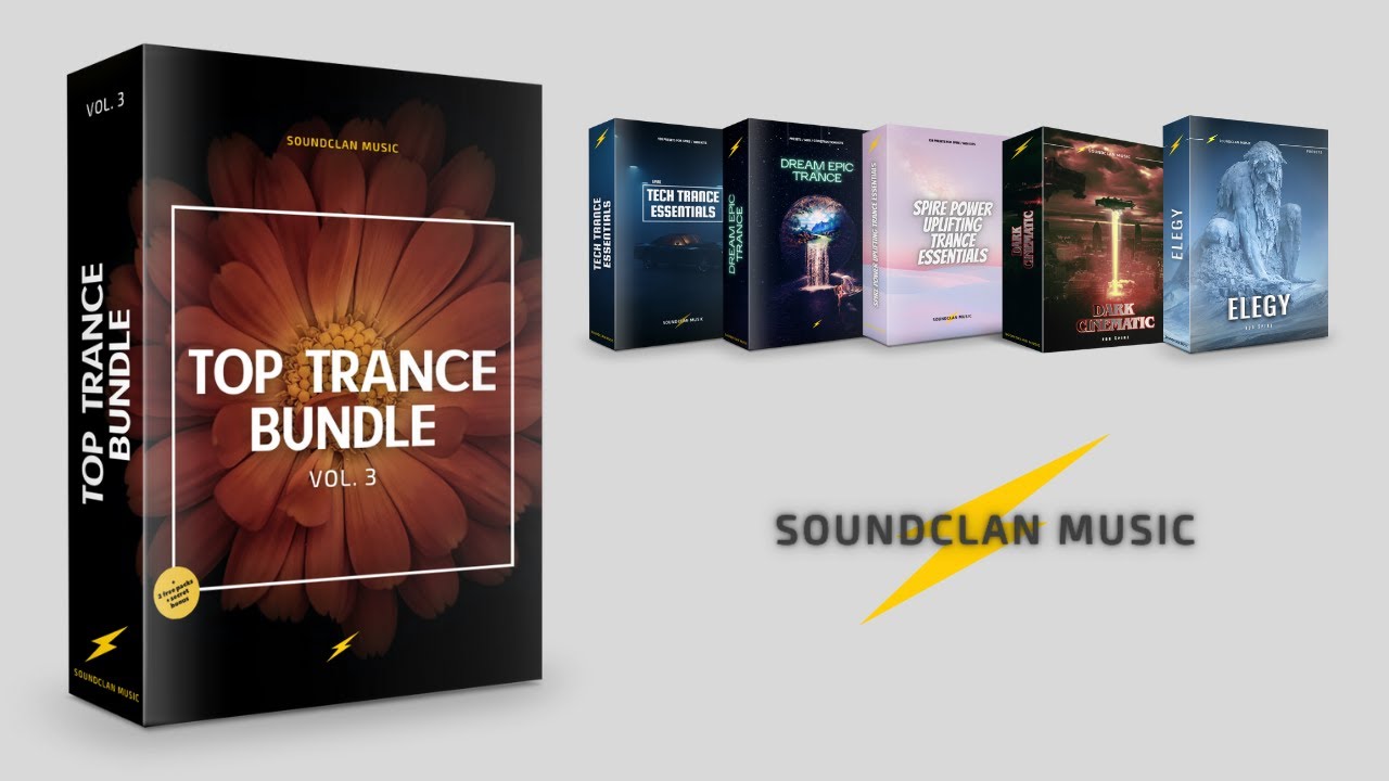Top Trance Bundle Volume 3 For Uplifting Progressive Trance Samples KITS Presets Mega Pack