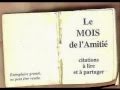 Citations à lire et à partager. L'amitié.  Muto bye bye. Richard Bona. (lettres)