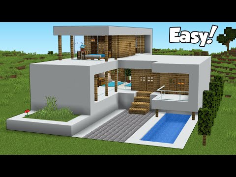 WiederDude - Minecraft: How to Build a Modern House Tutorial (Easy) #40