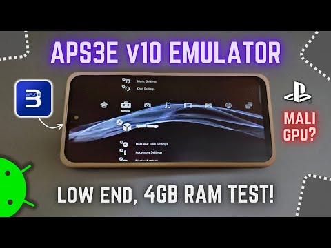 APS3E v10 PS3 Emulator on Low-End Android Mali - 4GB RAM Test!
