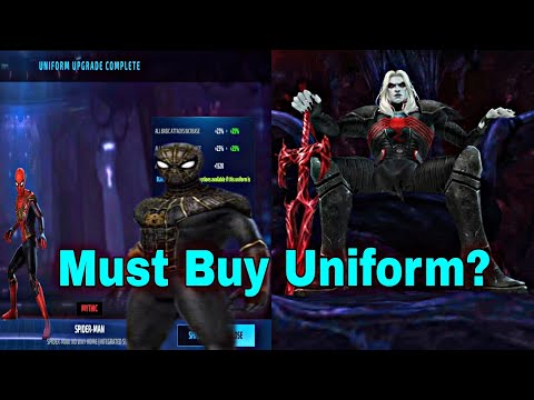 Spiderman New Uniforms Review And WBL Knull Clear With Spiderman Black Uniform - Marvel Future Fight