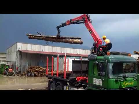 Marchesi m13t forestry hydraulic truck crane