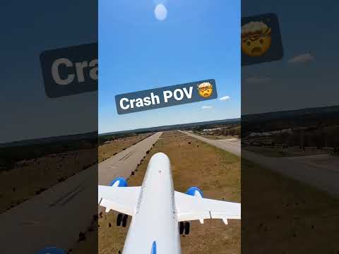 Giant Custom Airliner CRASH POV ✈️ 💥