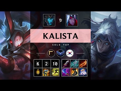 Kalista Top vs Varus - KR Diamond Patch 25.15
