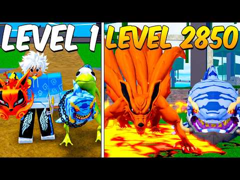 1 ao 2850 COM KURAMA vs TERROR SHARK no Blox Fruits