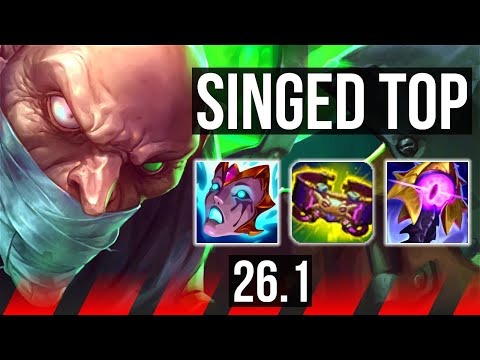 SINGED vs RENEKTON (TOP) | 35K damage | KR Diamond | 26.1