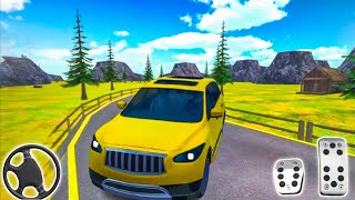 "Mountain Road Driving Gameplay | Realistic Car Handling on Curvy Roadside Paths"