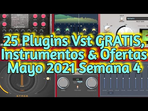 25 Mejores VST PLUGINS De Audio GRATIS, Instrumentos Vst, Sample Packs y OFERTAS- Mayo 2021 Semana 4