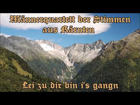 Männerquartett der Stimmen aus Kärnten - Lei zu dir bin i's gangn