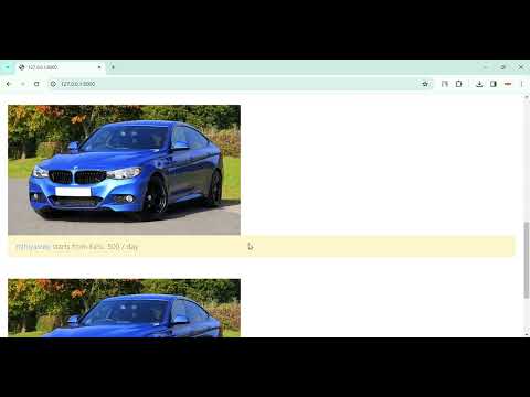 Car Rental in Django Python