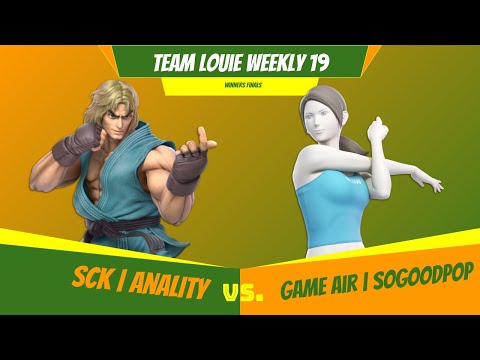 Team Louie Weekly 19 - Winners Finals - Sck | Anality (Terry, Ken) Vs. Game air | Sogoodpop (Fit)