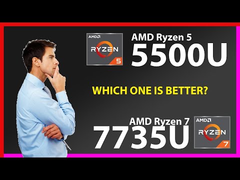 AMD Ryzen 5 5500U vs AMD Ryzen 7 7735U Technical Comparison