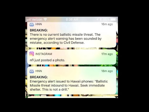 Falscher Alarm warnt vor Raketeneinschlag in Hawaii