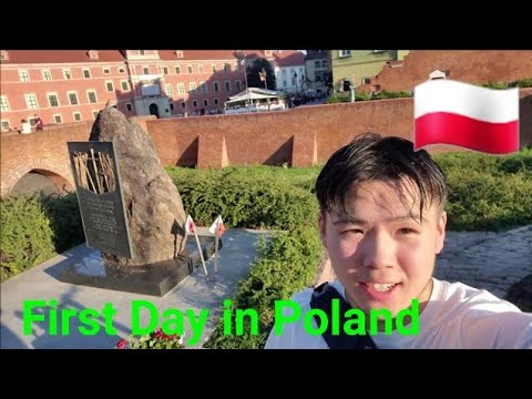 Canadian's FIRST DAY IN POLAND (Warsaw) - Visiting Old Town, Trying Pierogi + Kiełbasa, Tyskie Beer