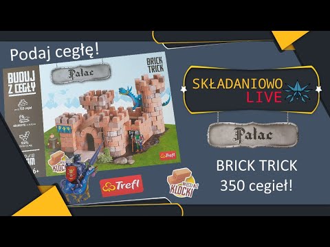 Live - Trefl - Brick Trick - Pałac - mmurujemy sobie dom :D🎬