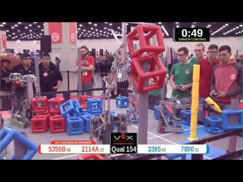 2015 VRC Arts Q181 - 2158Z 8000A vs 7627A 4001E - 86 to 57 - VEX Worlds 2015 - Arts Division
