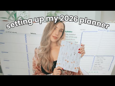 The Plan With Me Coffee: Planning 2026 (Year Map, January & Weekly Spreads)
