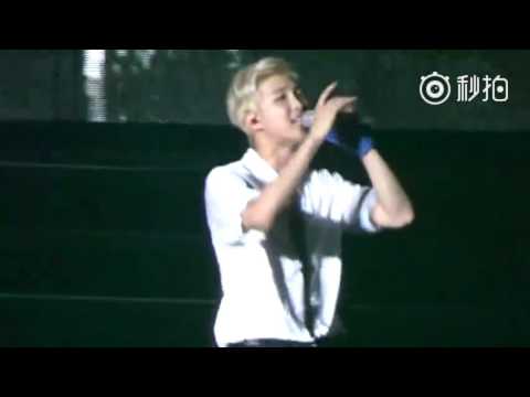 [FANCAM] [160702] BTS concert in Nanjing - Rap Monster What am i to you
