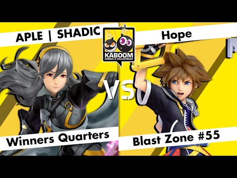 APLE | SHADIC (Corrin) vs Hope (Sora) - WQF - Blast Zone #55