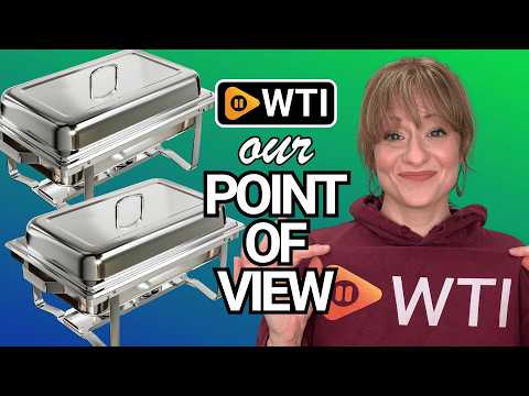 Chafing Dishes for Buffet 4 Pack - WTI product video review