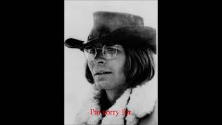 John Denver - I&#39;m Sorry (with lyrics)