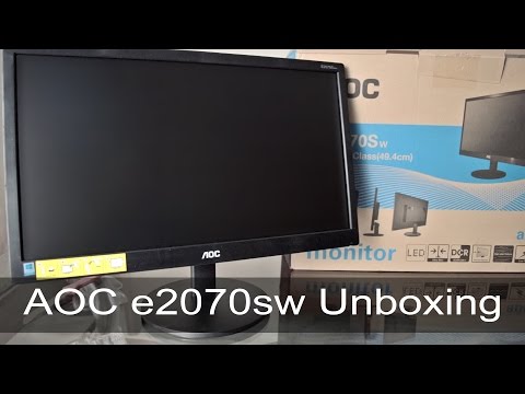 AOC E2070SWN 19.5 Inch LED Monitor/ Unboxing India