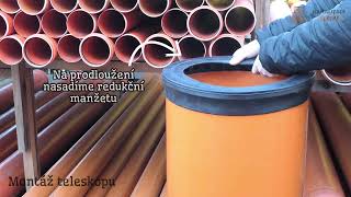 Uklidňovací šachta DN400 – PE40 na KG160 - pojezdová 40t