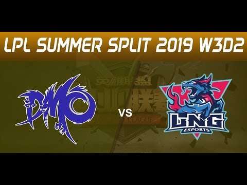 Dominus Esports vs LNG Esports | LPL Summer 2019 W3G1 | FULL GAME