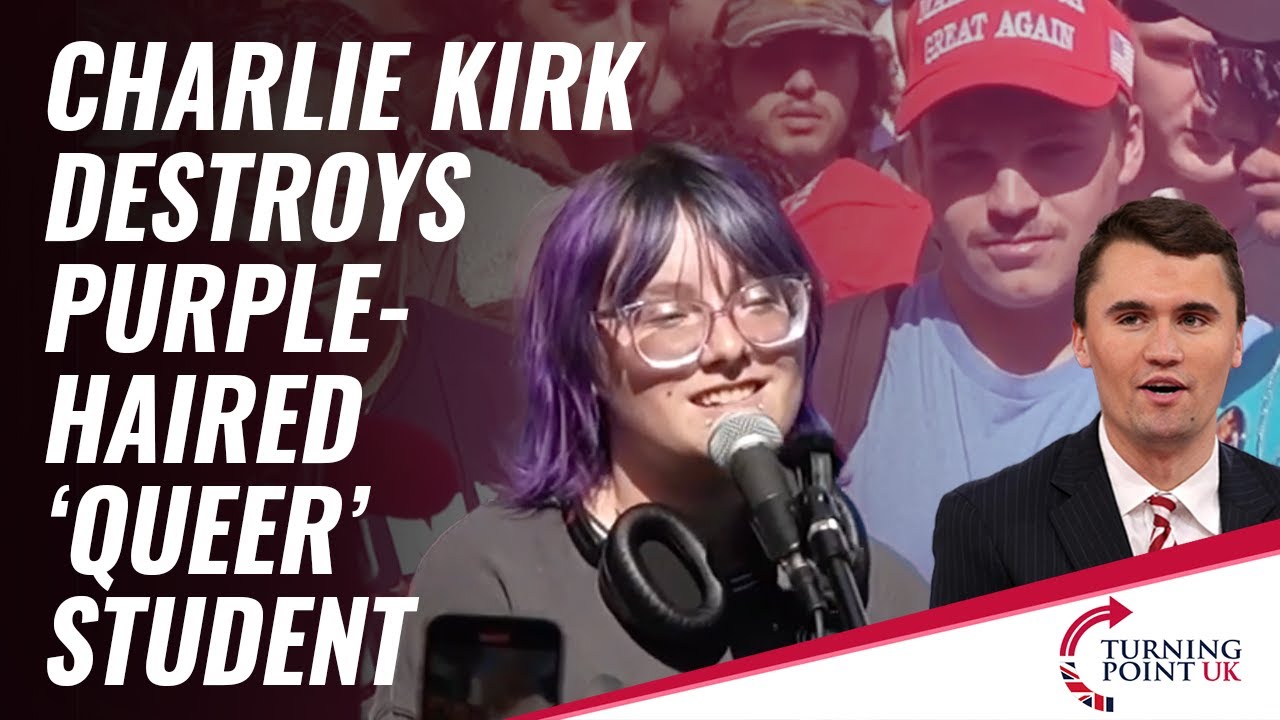 Charlie Kirk Destroys Purple-Haired "Queer" Student